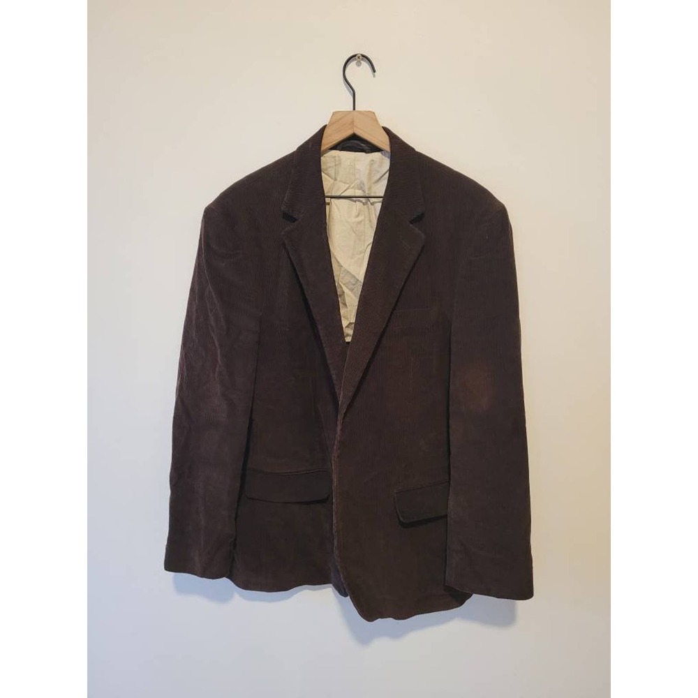 Brown Corduroy mens jacket blazer sports coat